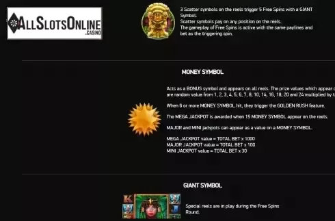 Features screen