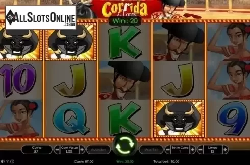 Screen6. Corrida de Toros from Wazdan