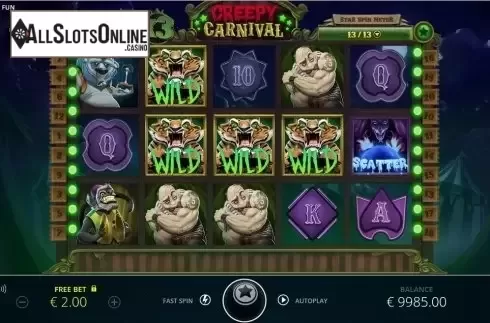 star spin. Creepy Carnival from Nolimit City