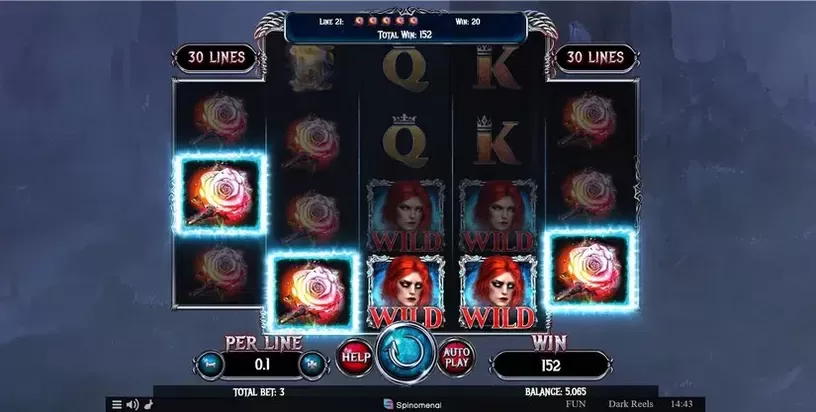 Dark Reels slot screenshot 3