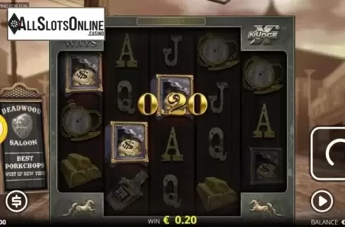 Win Screen. Deadwood from Nolimit City