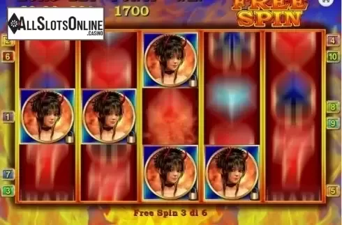 Wild Win screen. Devil Dice from Magic Dreams