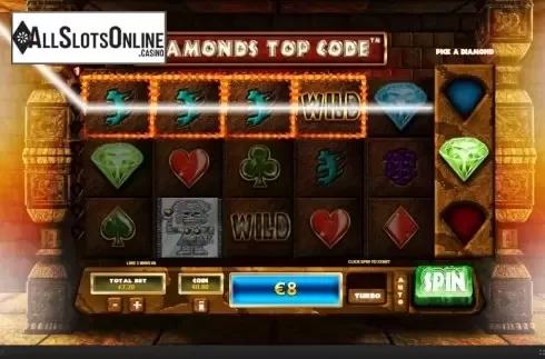 Win Screen 2. Diamonds Top Code from Skywind Group