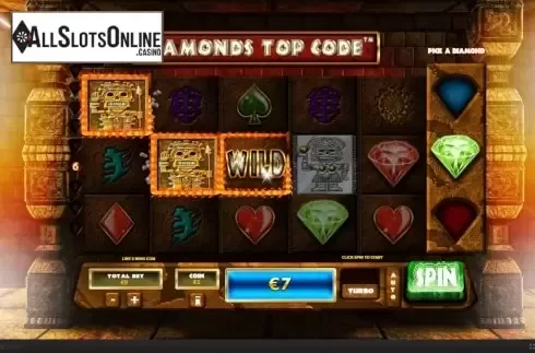 Win Screen . Diamonds Top Code from Skywind Group