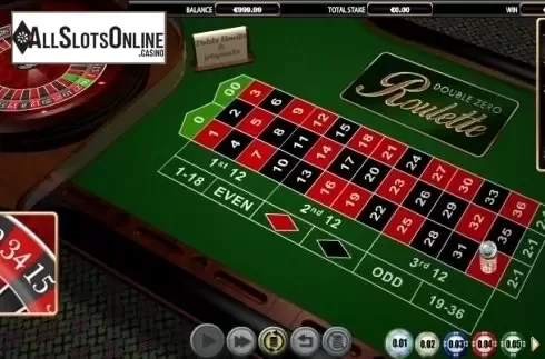 Reel screen. Double Zero Roulette from NextGen
