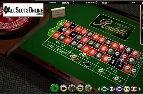 Reel screen. Double Zero Roulette from NextGen