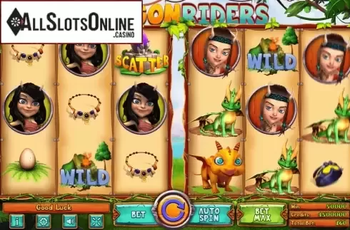 Reel Screen. Dragon Riders from Probability Gaming