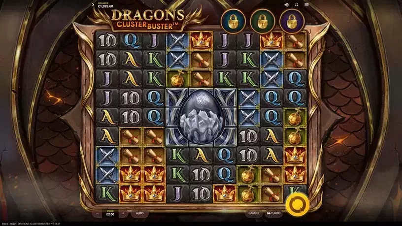 Dragons Clusterbuster slot screenshot 1