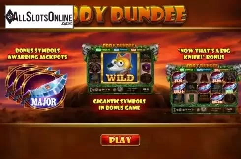 Start Screen. Eddy Dundee from GameArt