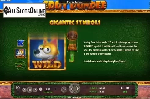 Features 1. Eddy Dundee from GameArt