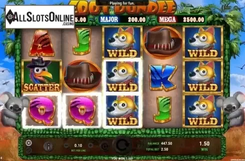 Win Screen 1. Eddy Dundee from GameArt