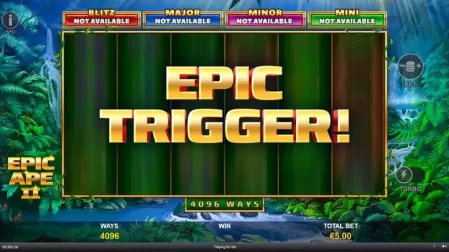Epic Ape 2 slot screenshot 3