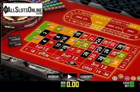 Game Screen 1. Fair Roulette Privee from World Match