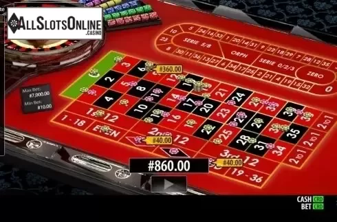 Game Screen 2. Fair Roulette Privee from World Match