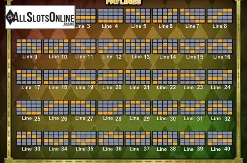 Paytable 4. Festival Queen from 2by2 Gaming