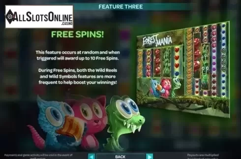 Screen 7. Forest Mania from iSoftBet