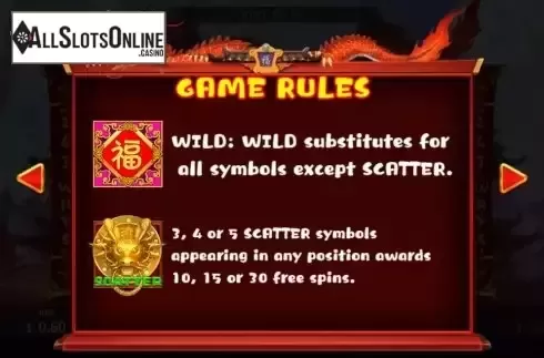 Special symbols screen