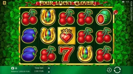 Four Lucky Clover slot screenshot 1