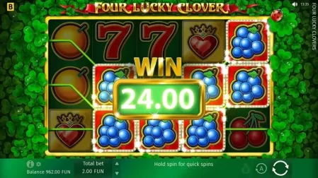Four Lucky Clover slot screenshot 4