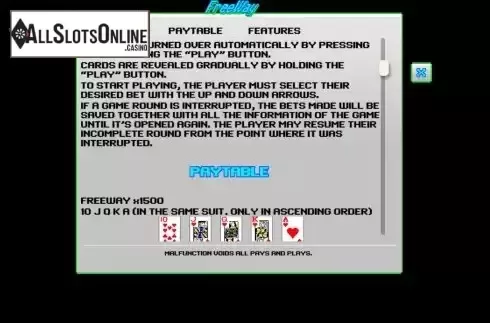 Paytable 2