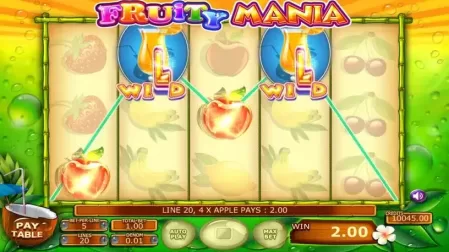 Fruity Mania slot screenshot 2