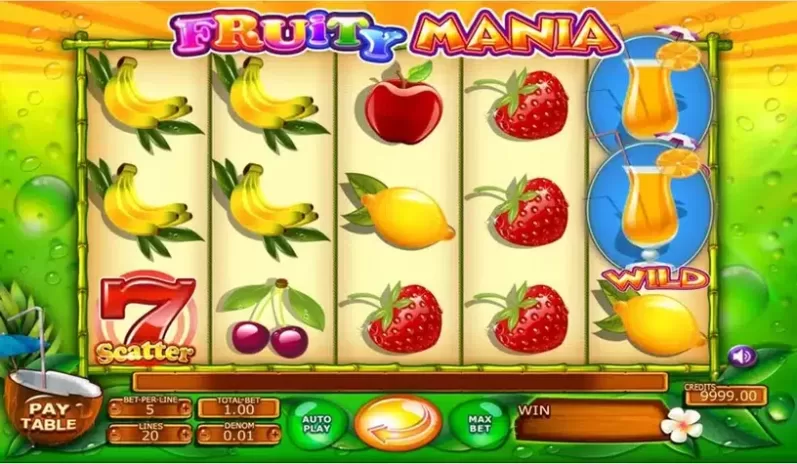 Fruity Mania slot screenshot 1