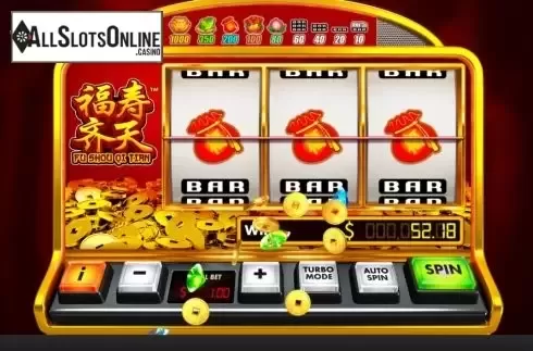 Win screen 3. Fu Shou Qi Tian from Skywind Group