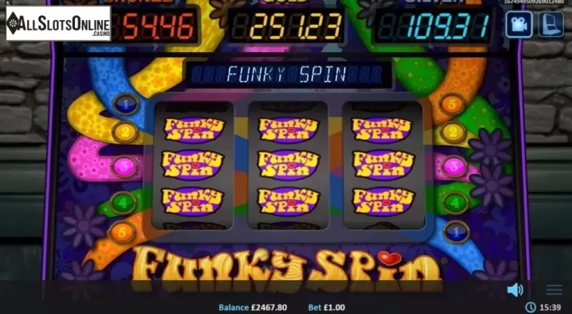 Game Screen 3. Funky Spin from Realistic