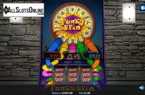 Game Screen 2. Funky Spin from Realistic