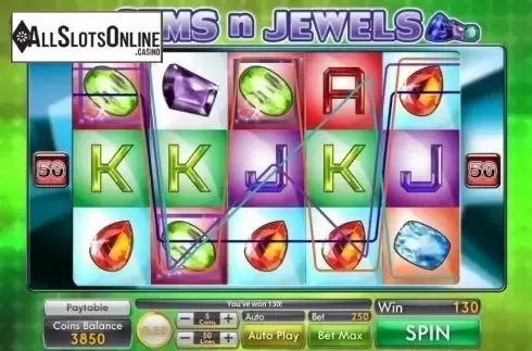 Win Screen . Gems n Jewels from Genii