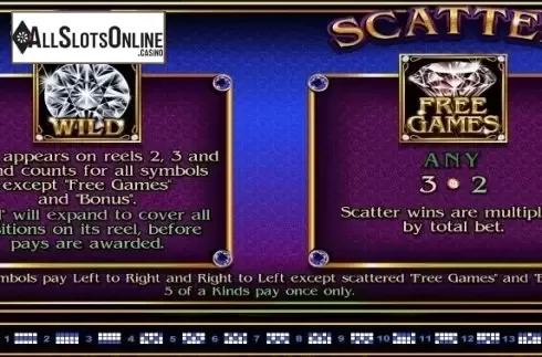 Paytable 1. Gemtopia from RTG