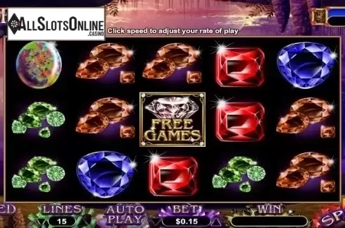 Game Workflow screen. Gemtopia from RTG