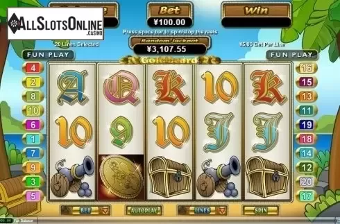 Reel Screen. Goldbeard from RTG