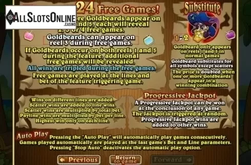 Features. Goldbeard from RTG