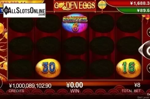 Reel Screen. Golden Eggs of Dragon Jackpot from CQ9Gaming