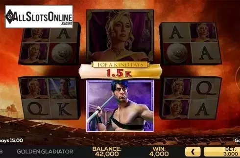 Game workflow 3. Golden Gladiator from High 5 Games
