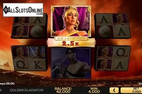 Game workflow 2. Golden Gladiator from High 5 Games