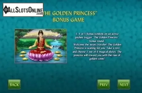 Paytable 2. Golden India Slots from GamesOS