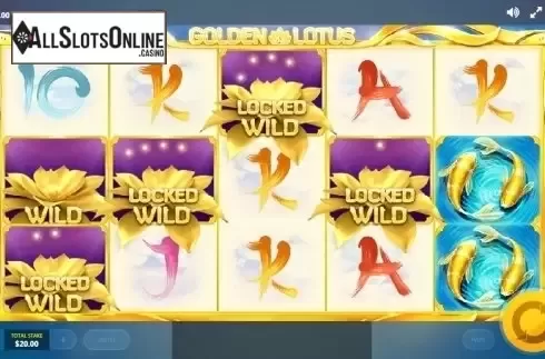 Screen 4. Golden Lotus (Red Tiger) from Red Tiger
