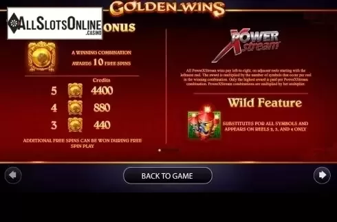 Features 1. Golden Wins from AGS