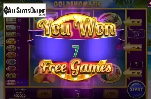 Free Games screen