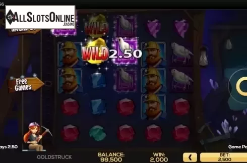 Win Screen 1. Goldstruck from High 5 Games