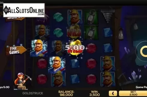 Win Screen 2. Goldstruck from High 5 Games