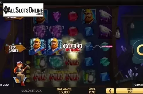 Win Screen 5. Goldstruck from High 5 Games