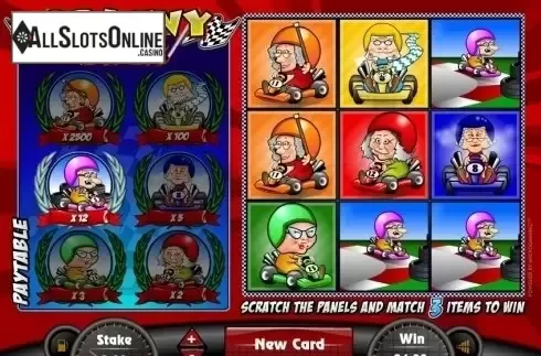 Win Screen 2. Granny Prix from Microgaming