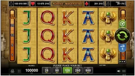 Great Adventure slot screenshot 1