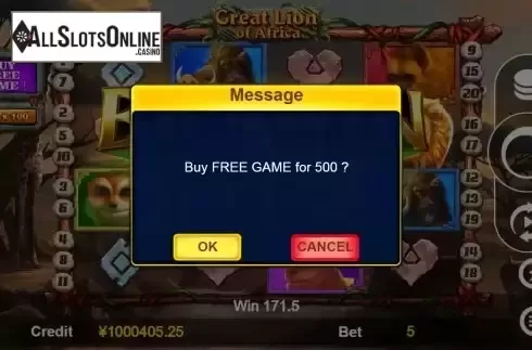 Buy FS feature screen
