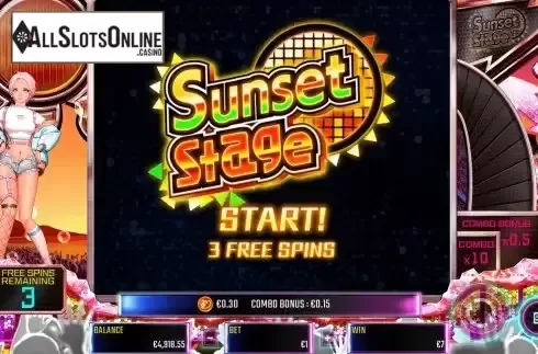Free Spins Win Screen
