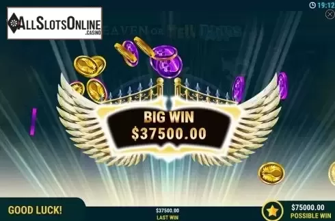 Win Screen 2. Heaven or Hell Wilds from Slot Factory