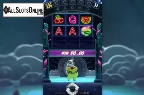 Win Screen. Hip Hop Panda from PG Soft